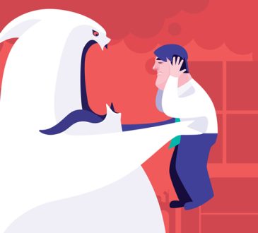 Un fantôme qui prend une personne dans ses bras.