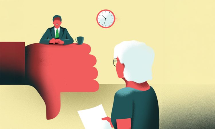 Employé âgé