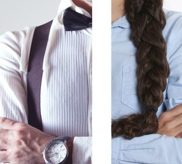 Un homme et une femme l'un à côté de l'autre.