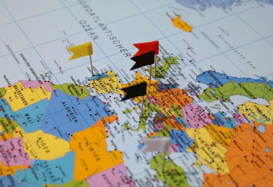 Une mappe monde