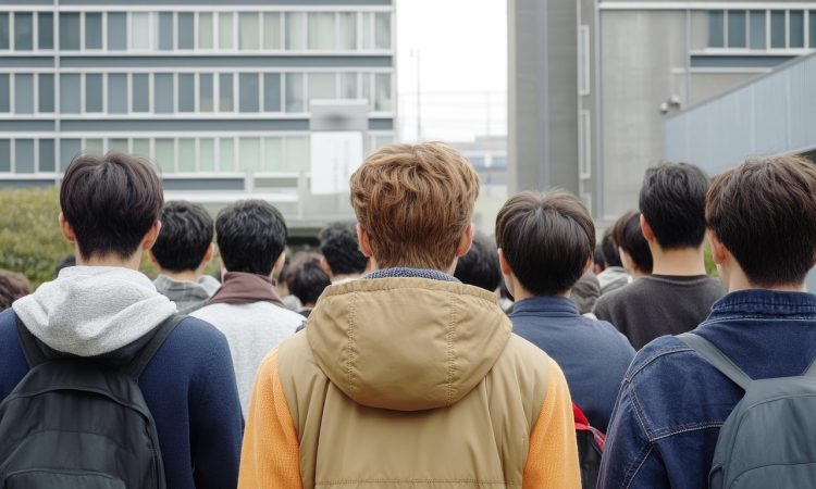 Un groupe d'étudiants