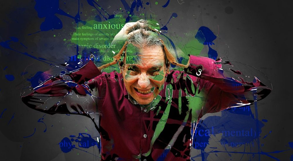 Homme stressé